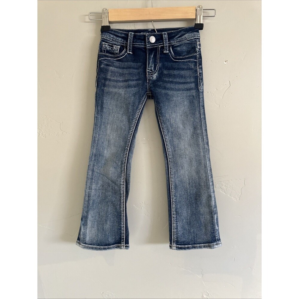 Grace In LA Girls Size 4 Jeans Flare  Kids Toddler Cowgirl Western